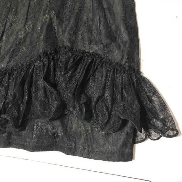 Georgina Chapman Lace Black Dress NWT sz 6 - Picture 2 of 8